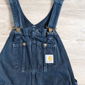 CARHARTT OVERALL CUT OFFS! // Blue // Medium